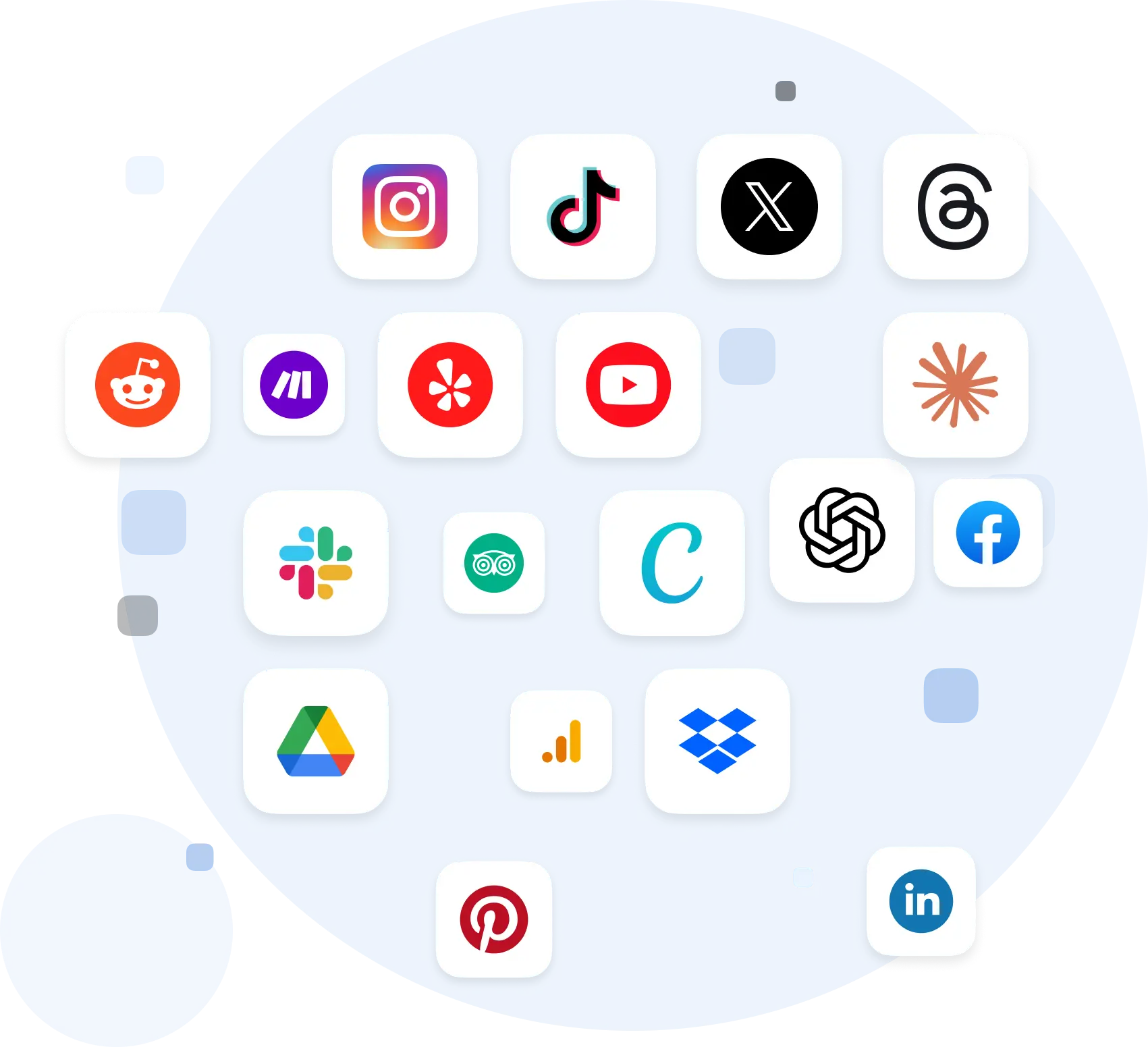 Powerful social media integrations